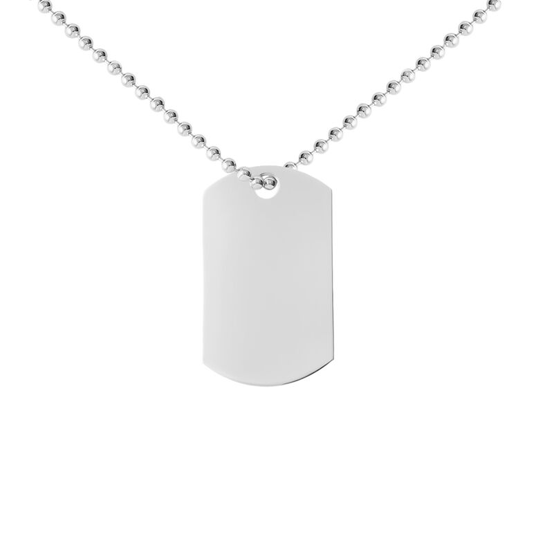 Collana Gentleman Argento Rodiato - Spannringe Herren | OROVIVO