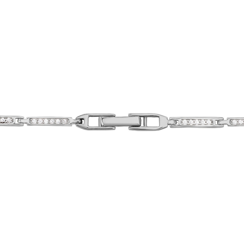 Damen Armband Silber Silber 925 Zirkonia Wei&szlig;