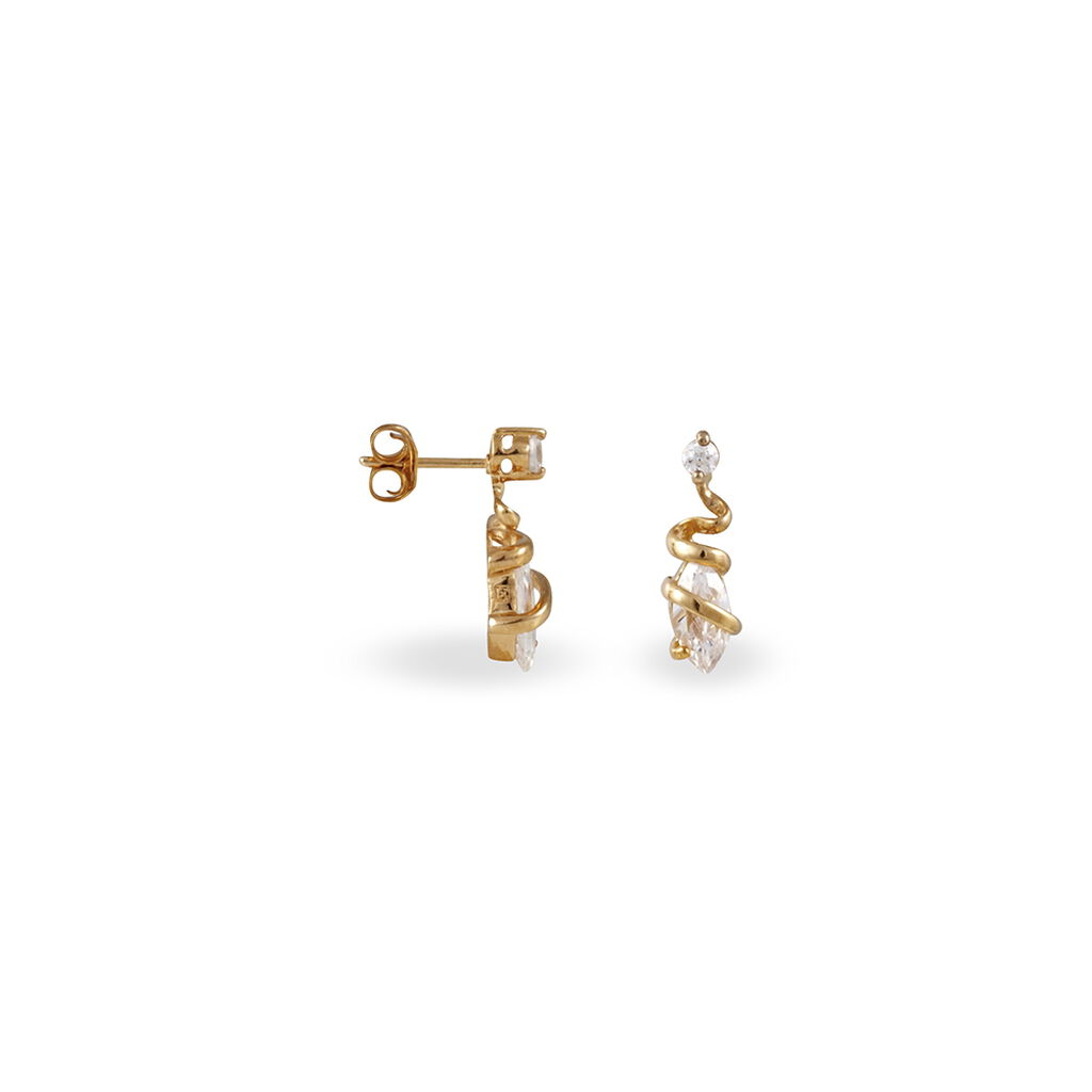 Boucles D'oreilles Plaqué Or - Spannringe Damen | OROVIVO