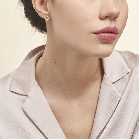 Damen Ohrstecker Gold 375 Zirkonia  - Ohrstecker Damen | OROVIVO