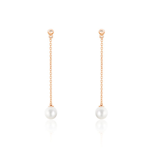 Damen Ohrstecker Lang Silber 925 Rosé Vergoldet - Ohrringe Damen | OROVIVO