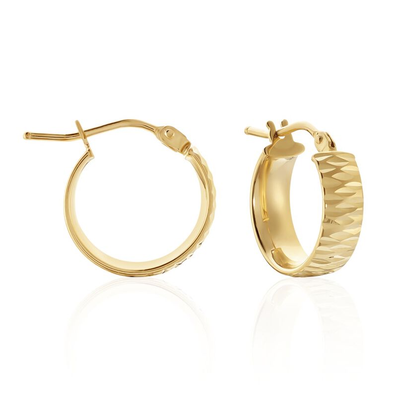 Damen Creolen Gold 375   - Creolen Damen | OROVIVO