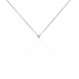 Damen Halskette Silber 925 Zirkonia Solitär Bamala - Ketten mit Anhänger Damen | OROVIVO
