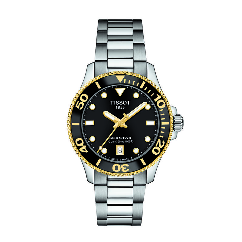 TISSOT Unisexuhr Tissot Seastar 100 T1202102105100 Quarz - Armbanduhren Unisex | OROVIVO