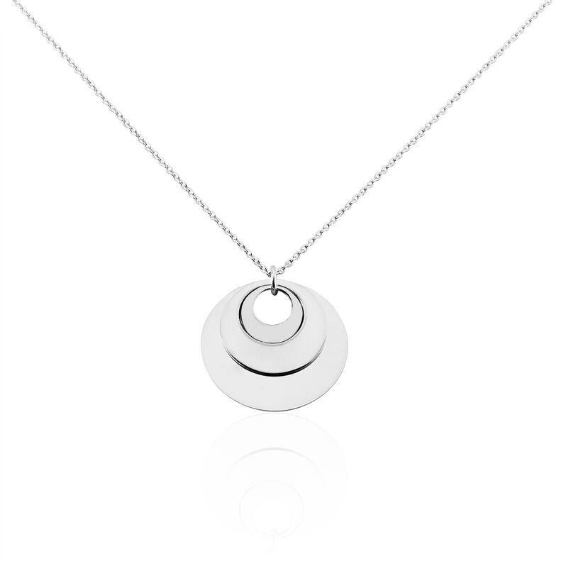 Collier Argent Abyae Motifs Triple Cercl - Spannringe Damen | OROVIVO