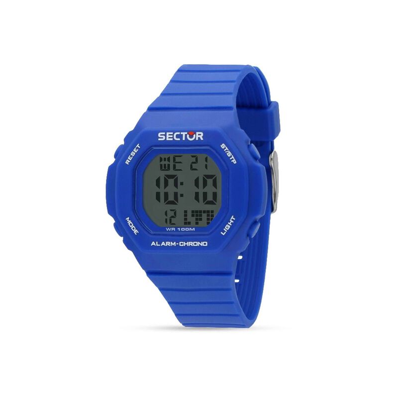 Solo tempo digitatele Street Fashion con cinturino in gomma blu - Spannringe Herren | OROVIVO