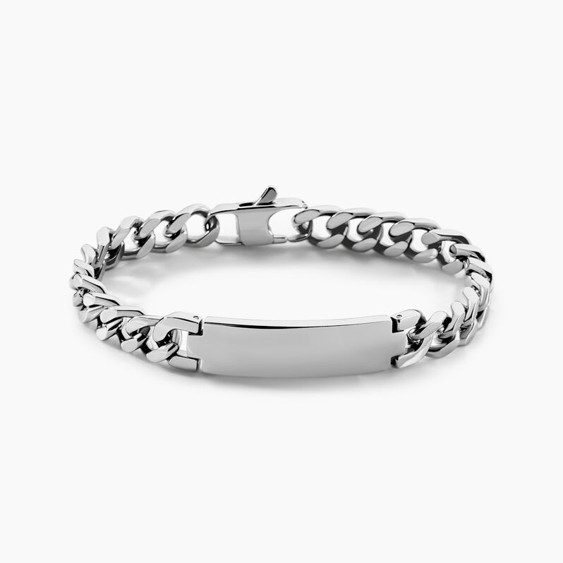 Bracelet Ludo Acier Blanc - Spannringe Herren | OROVIVO
