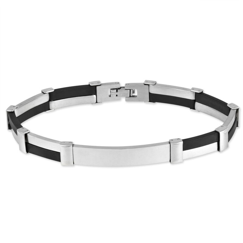 Bracelet Identité Mofida Acier Blanc - Spannringe Familie | OROVIVO
