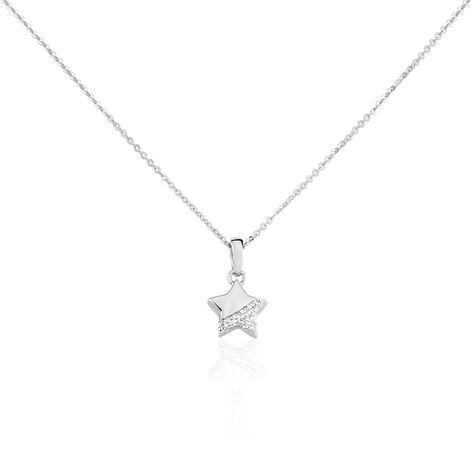 Kinder Halskette Silber 925 Zirkonia Stern - Halsketten Kinder | OROVIVO