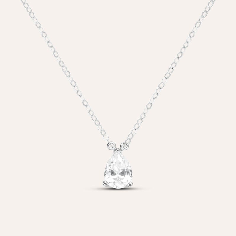 Collana Punto Luce Silver Elegance Argento Rodiato Cubic Zirconia - Spannringe Damen | OROVIVO