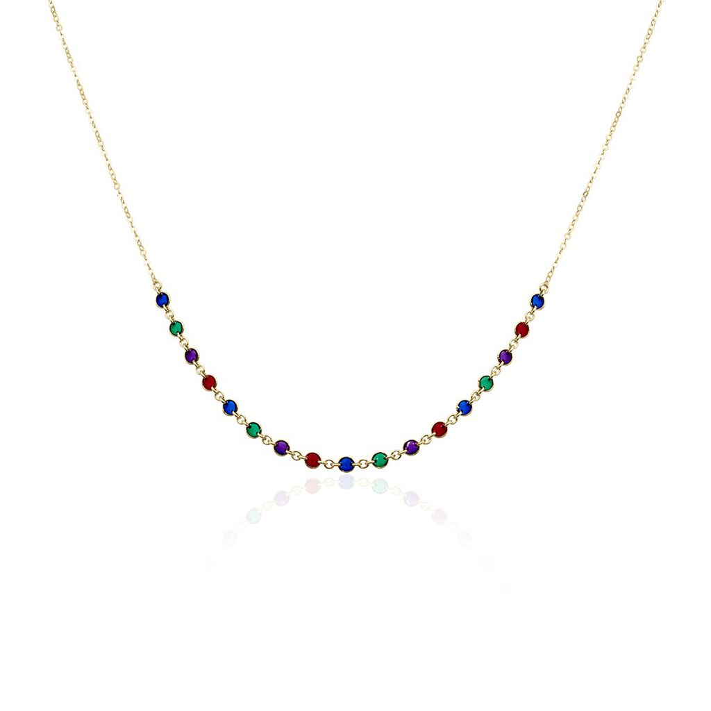 Thumbnail - Damen Collier Silber 925 Sofia, Collier mit Stein