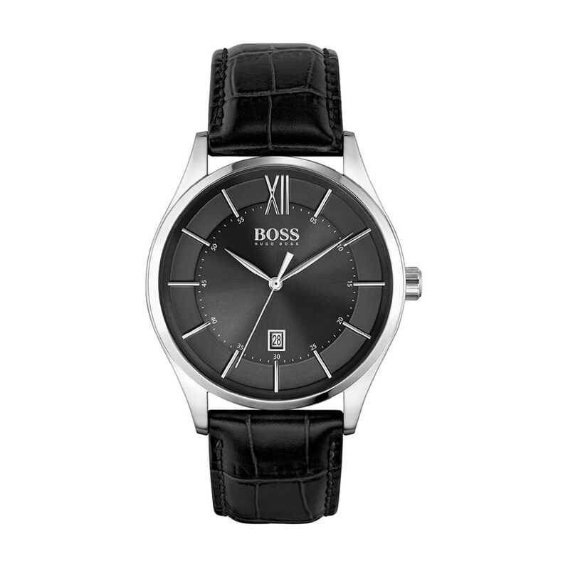 Orologio Datario Uomo Boss Distinction quadrante Nero 1513794 - Spannringe Herren | OROVIVO
