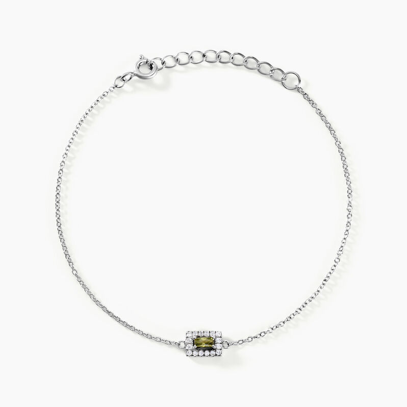 Bracelet Laurine Argent Weiss Oxyde De Zirconium - Spannringe Damen | OROVIVO