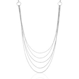 Damen Halskette Silber 925 mehrreihig Ilonia - Ketten ohne Stein  | OROVIVO