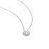 HALB Damen Collier Wei&szlig;gold 750 (18 Karat) Diamant Wei&szlig; 0,13 ct