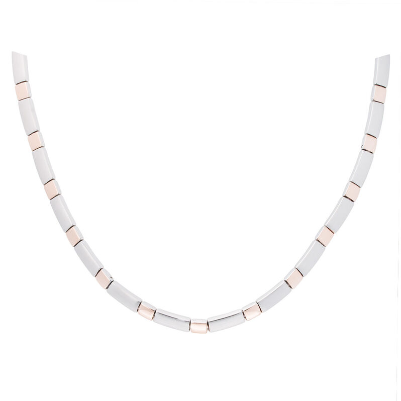 Herren Halskette Edelstahl Bicolor Vergoldet  - Halsketten Herren | OROVIVO