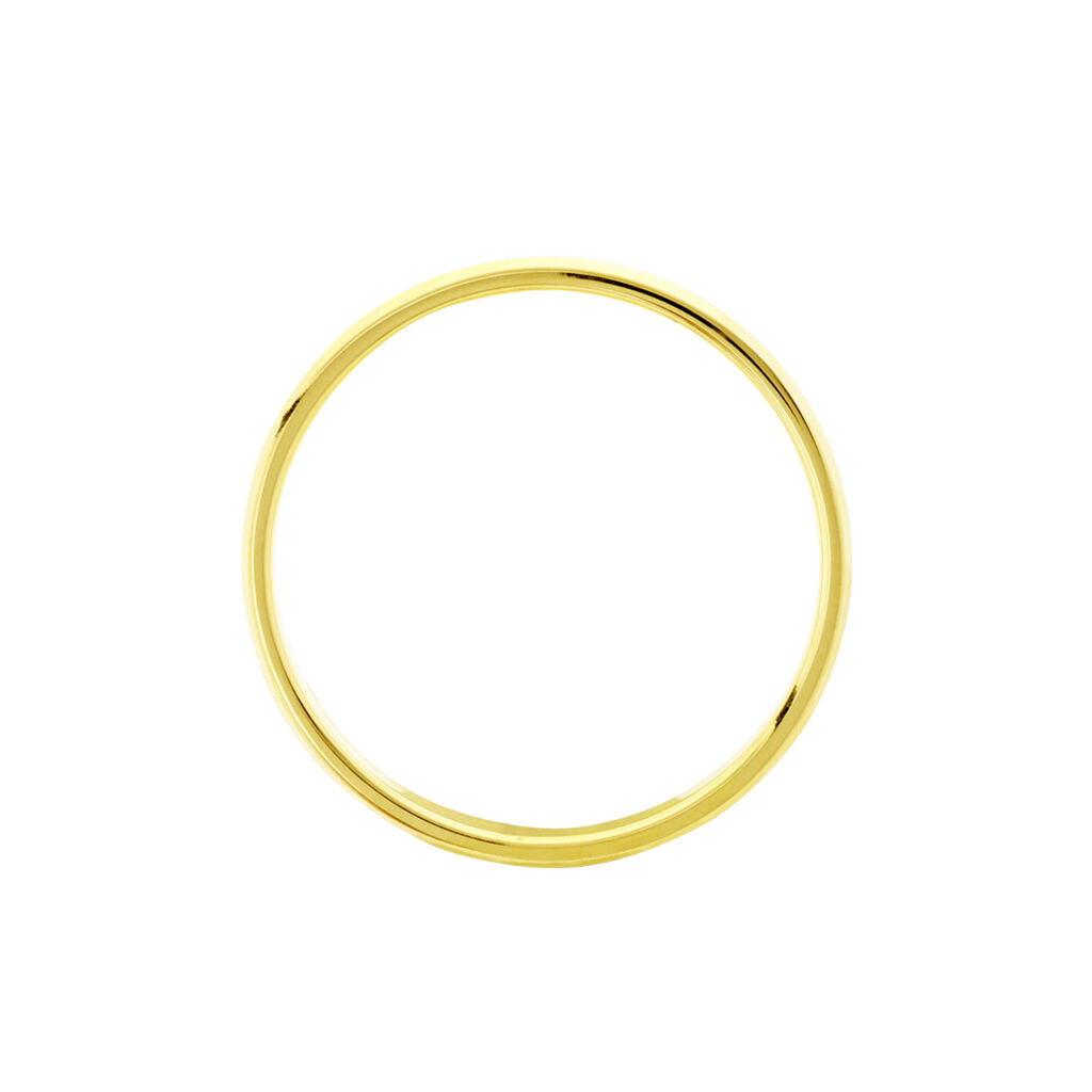 Alliance Mat Striee Ruban Plat Or Bicolore - Spannringe Unisex | OROVIVO