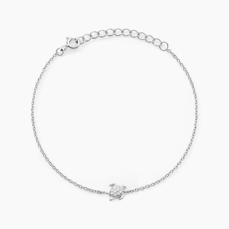 Bracelet Zoya Argent Weiss Oxyde De Zirconium - Spannringe Damen | OROVIVO