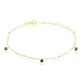Damenarmband Gold 375 Blauer Zirkonia - Armbänder Damen | OROVIVO