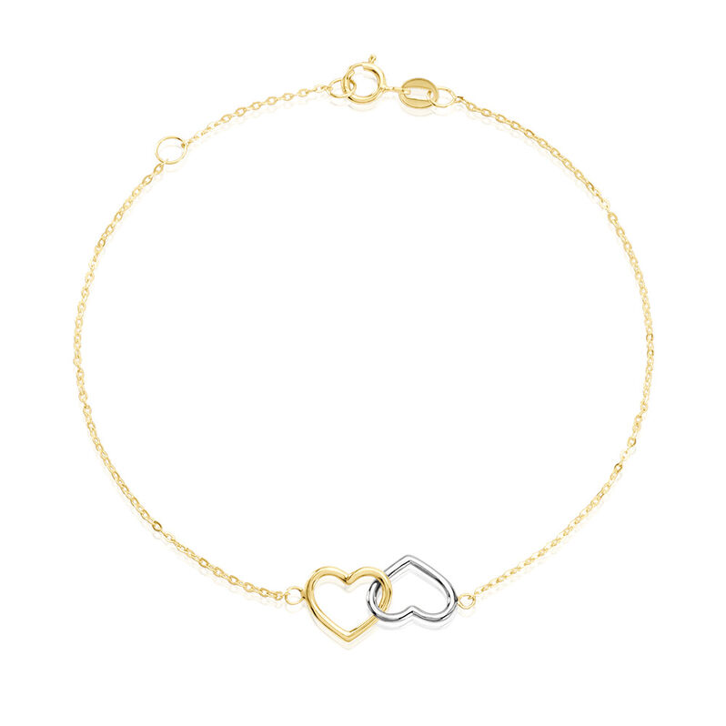 Damen Armband Gold Bicolor Gelb/Silber 375 1,9cm - Armbänder Damen | OROVIVO