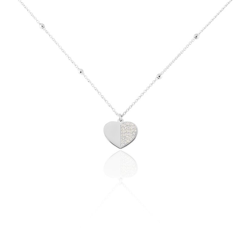 Collier Klemens Argent Rhodié Oxydes De Zirconium - Spannringe Damen | OROVIVO