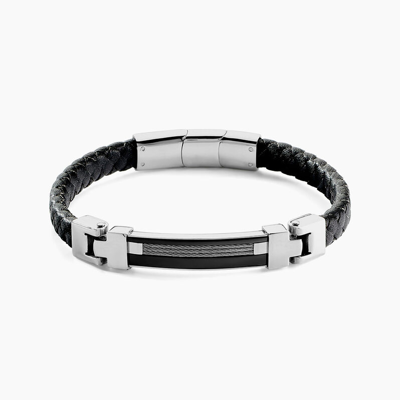 Bracelet Yannick Acier Blanc - Spannringe Herren | OROVIVO
