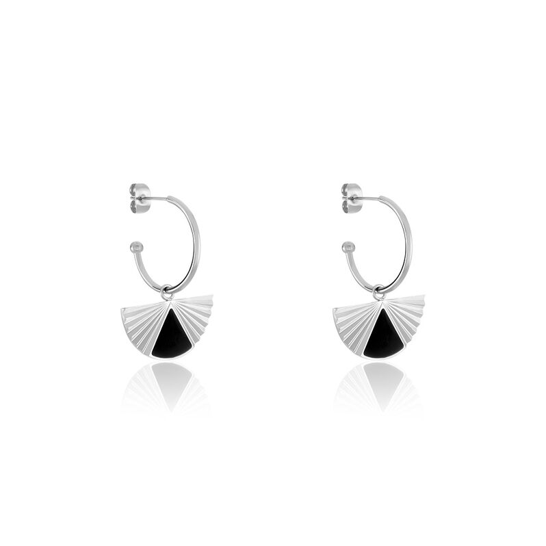 Créoles Acier Weiss Sunshine - Spannringe Damen | OROVIVO