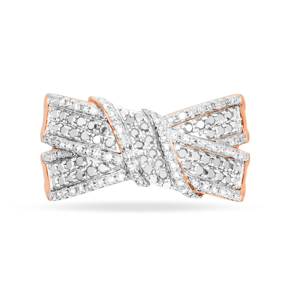 Bague Agnes Or Rose Diamant - Spannringe Damen | OROVIVO