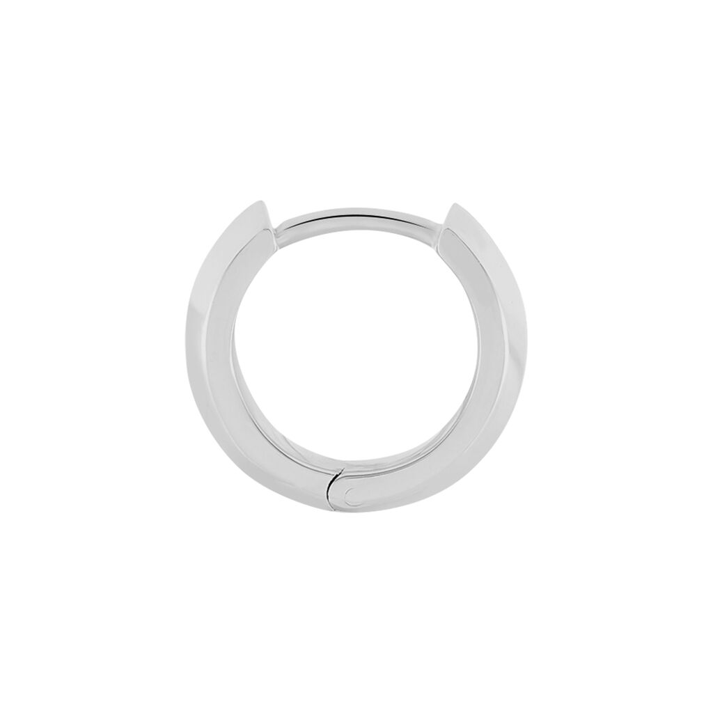 Herrencreole Silber 925 Rhodiniert - Creolen Herren | OROVIVO
