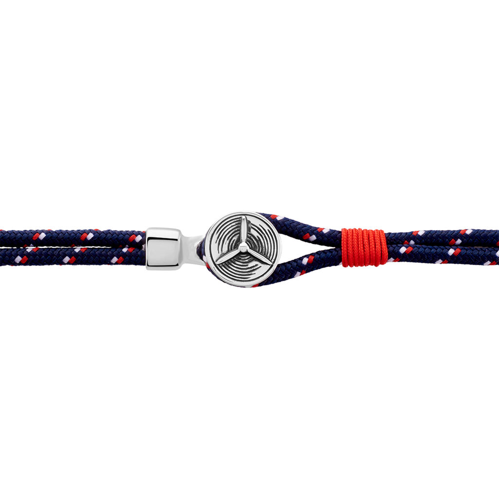Herrenarmband Seilband Dunkelblau Propeller - Armbänder Herren | OROVIVO