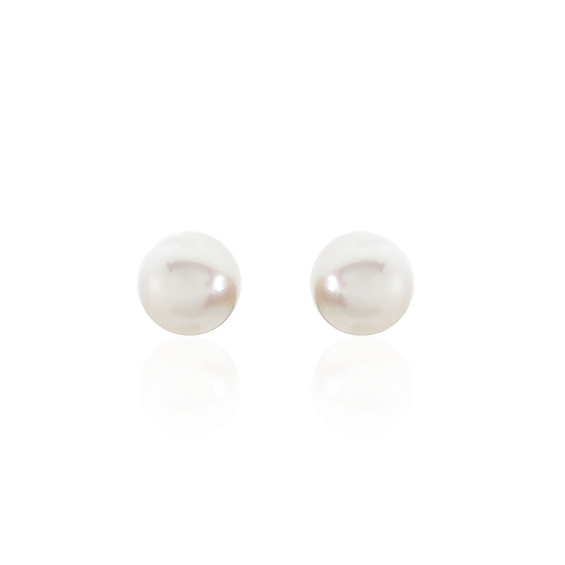 Perlenohrringe Gold 375 Zuchtperle 4-4,5mm - Ohrstecker Familie | OROVIVO
