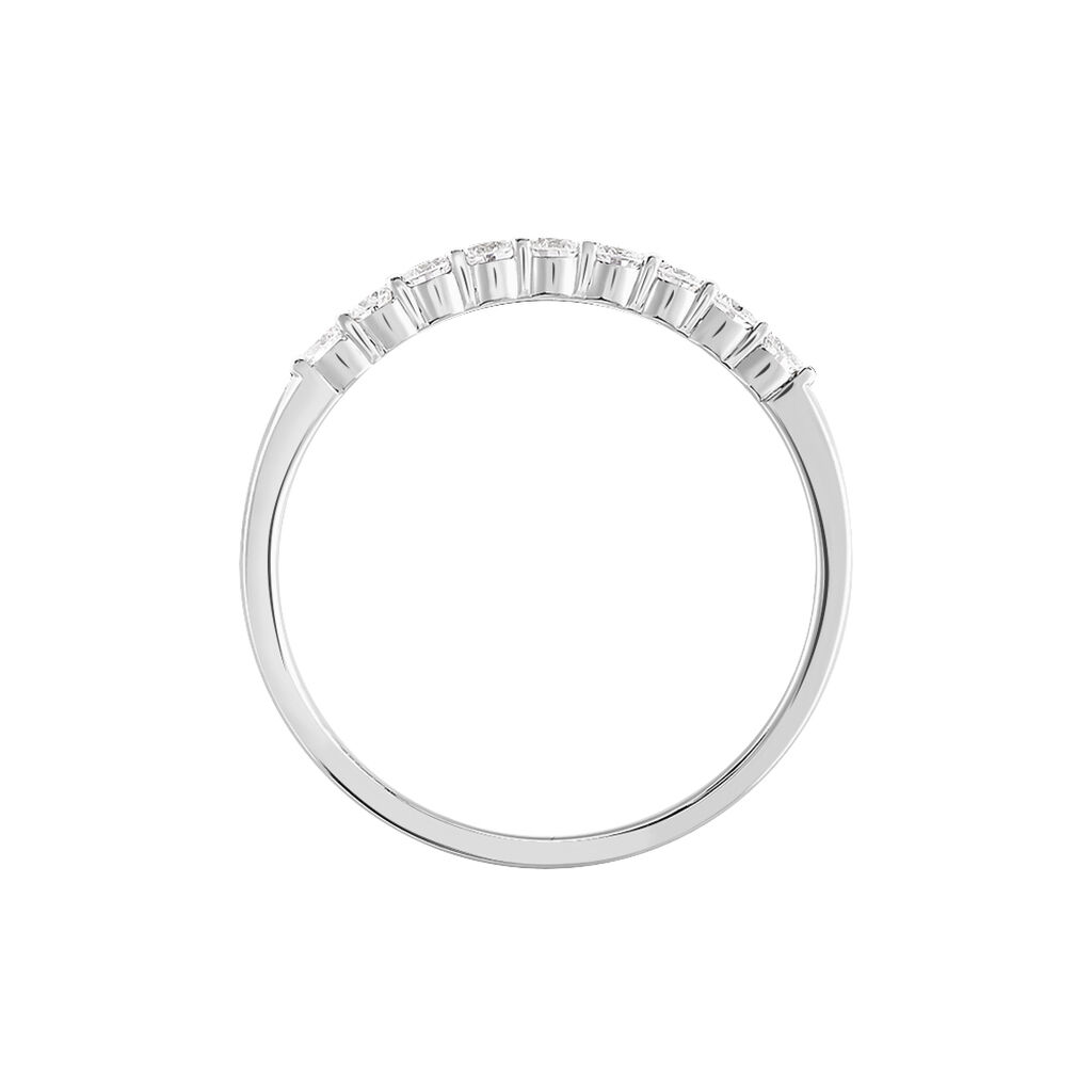Alliance Hera Or Blanc Diamant - Spannringe Damen | OROVIVO