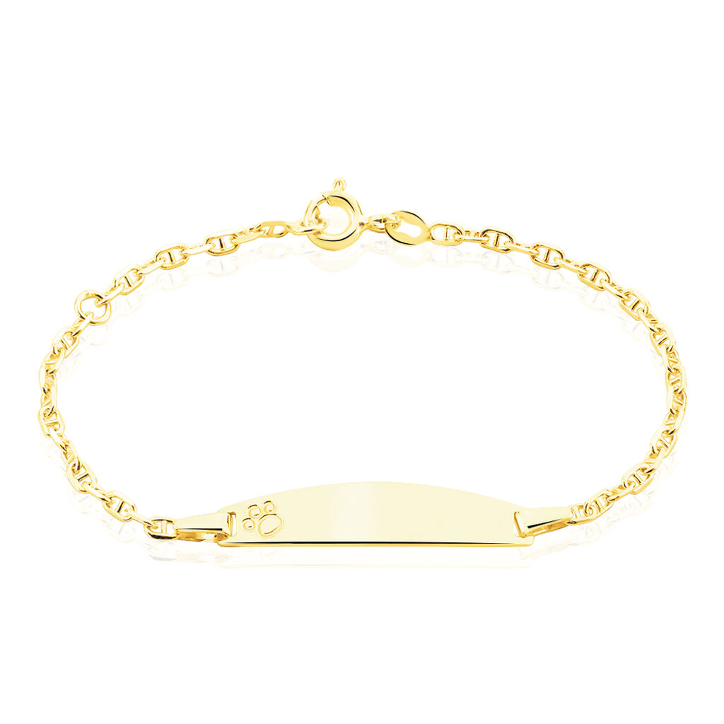Bracelet Identite Bebe Or Jaune Haina - Spannringe Kinder | OROVIVO