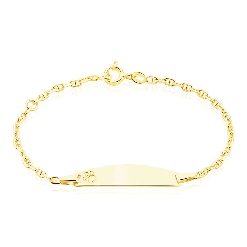 Bracelet Identite Bebe Or Jaune Haina - Spannringe Kinder | OROVIVO