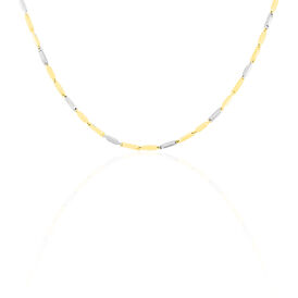 Damen Collier Gold 375 Bicolor 45cm - Ketten ohne Anhänger Damen | OROVIVO