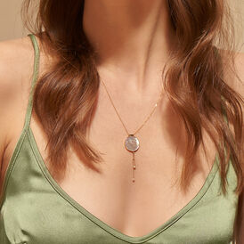 Damen Halskette Gold 375 Perlmutt  - Ketten mit Anhänger Damen | OROVIVO