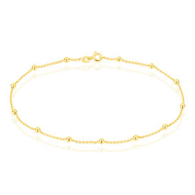 Damen Fußkettchen Silber 925 Gold vergoldet Kugeln - Fussketten Damen | OROVIVO