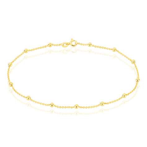 Damen Fußkettchen Silber 925 Gold vergoldet Kugeln - Fußketten Damen | OROVIVO