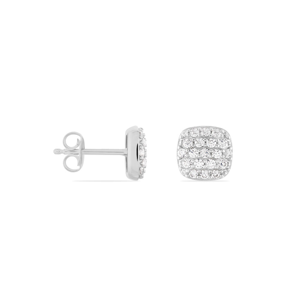 Damen Ohrstecker Silber 925 Zirkonia  - Ohrstecker Damen | OROVIVO