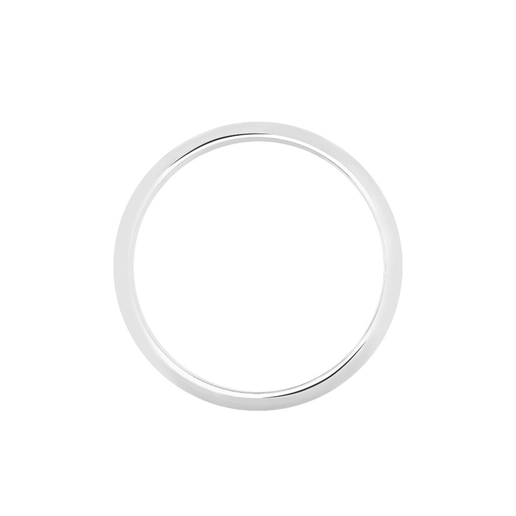 Alliance Arthellais Ruban Plat Or Blanc - Spannringe Familie | OROVIVO