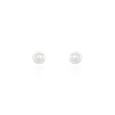 Damen Perlenohrringe Silber 925 Zuchtperlen 6-7mm - Ohrstecker Damen | OROVIVO