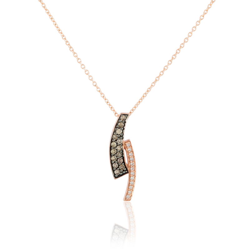 Collier Ophelie Or Rose Diamant - Spannringe Damen | OROVIVO
