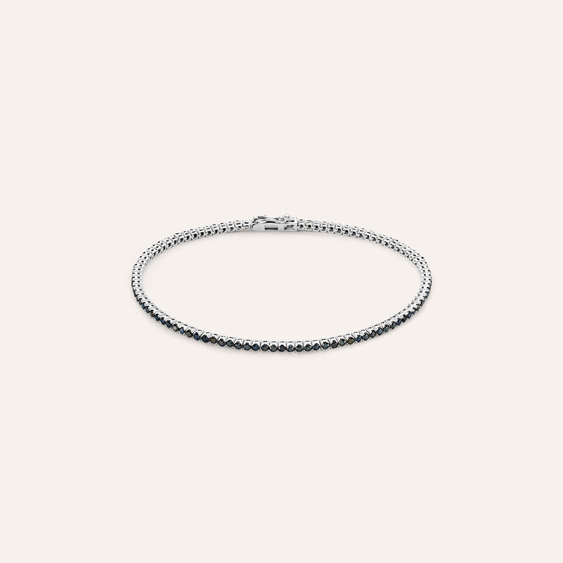 Bracciale Tennis L'homme Or Oro Bianco Spinello - Spannringe Herren | OROVIVO