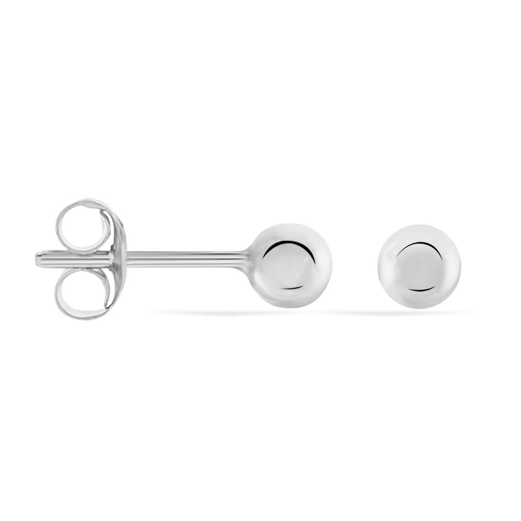 Damen Ohrstecker Silber 925 Kugel 4mm - Ohrstecker Damen | OROVIVO