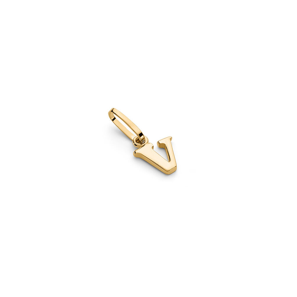Unisex Anhänger Gold 375 Buchstabe Alphabet - Schmuckanhänger Unisex | OROVIVO