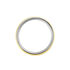 Damen Ring Titan Bicolor Gelb/Silber B 8 mm