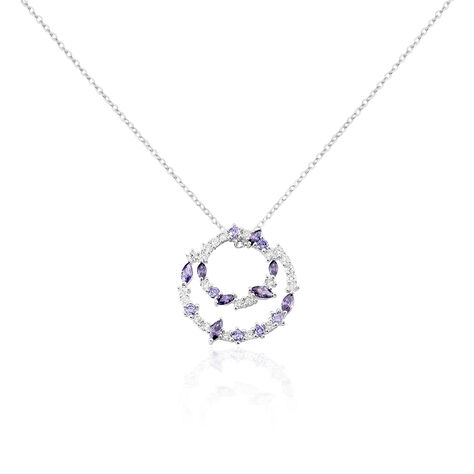Damen Halskette Silber 925 Glassteine - Halsketten Damen | OROVIVO