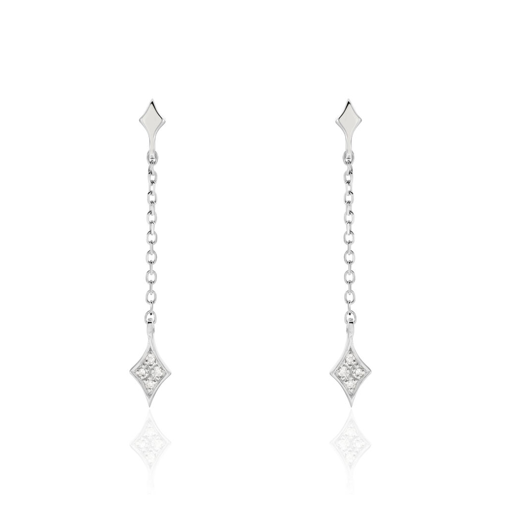Boucles D'oreilles Or Weiss Arije - Spannringe Damen | OROVIVO