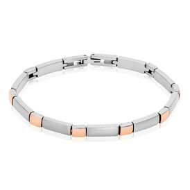 Herrenarmband Edelstahl Vergoldet Bicolor  - Armbänder Herren | OROVIVO