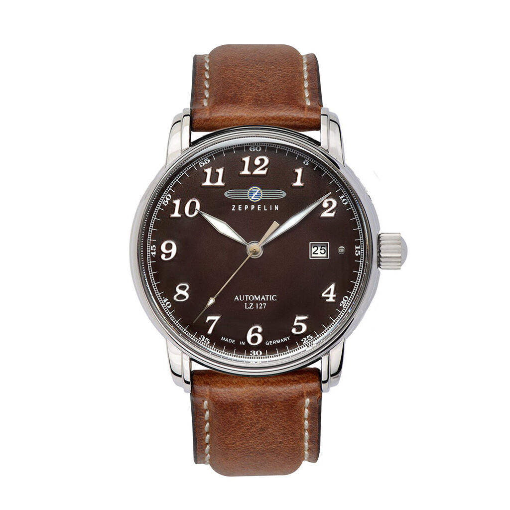 Zeppelin Herrenuhr Graf 8656-3 Automatik - Analoguhren Herren | OROVIVO